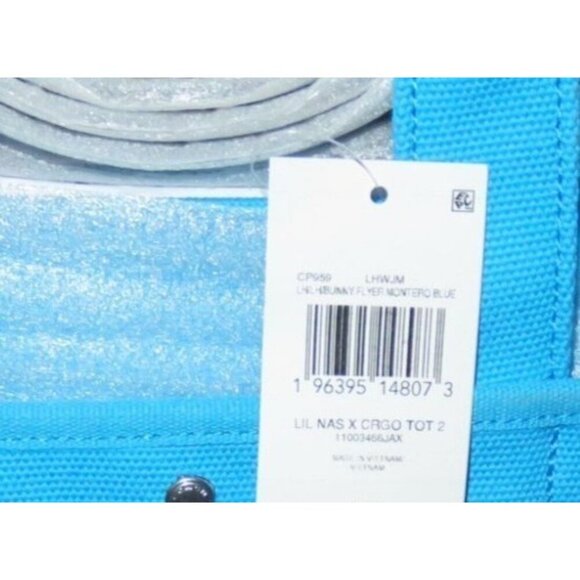 Coach X The Lil NAS X Collab Drop Tote  Bag 26 Limited Edition Blue Crossbody - Picture 10 of 10